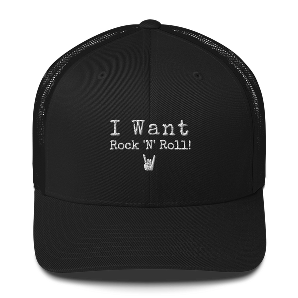 Def Leppard I Want Rock N Roll Retro Trucker Hat Baseball Cap