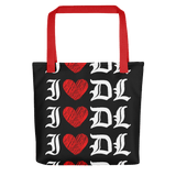 I Heart DL Def Leppard Tote Bag