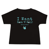 Baby "I Want Rock 'N' Roll (And My Bottle)" T-Shirt (Unisex)