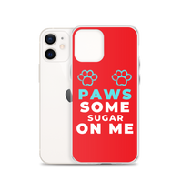 Def Leppard Paws Some Sugar On Me Red iPhone Case