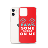 Def Leppard Paws Some Sugar On Me Red iPhone Case