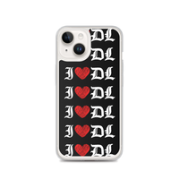"I Love (Heart) DL" iPhone Case (Black)