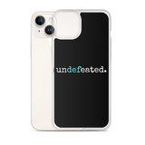 "Undefeated" iPhone Case (with blue letters)
