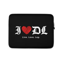 Live Love Lep | I Heart DL Def Leppard Laptop Sleeve