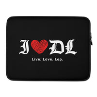 Live Love Lep | I Heart DL Def Leppard Laptop Sleeve