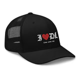 Live Love Lep | I Heart DL Def Leppard Embroidered Trucker Cap