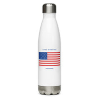 American Flag (Good Morning) Freedom Stainless Steel Water Bottle | LiveLoveLep.com