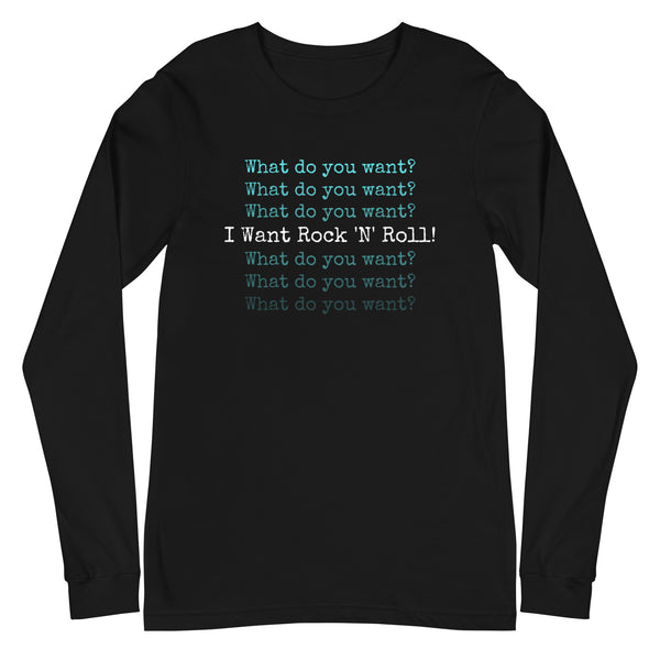 Def Leppard Inspired | I Want Rock N Roll Long Sleeve Tee | Rock of Ages | LiveLoveLep.com