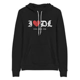 "I Love (Heart) DL" Pullover Hoodie (Unisex)