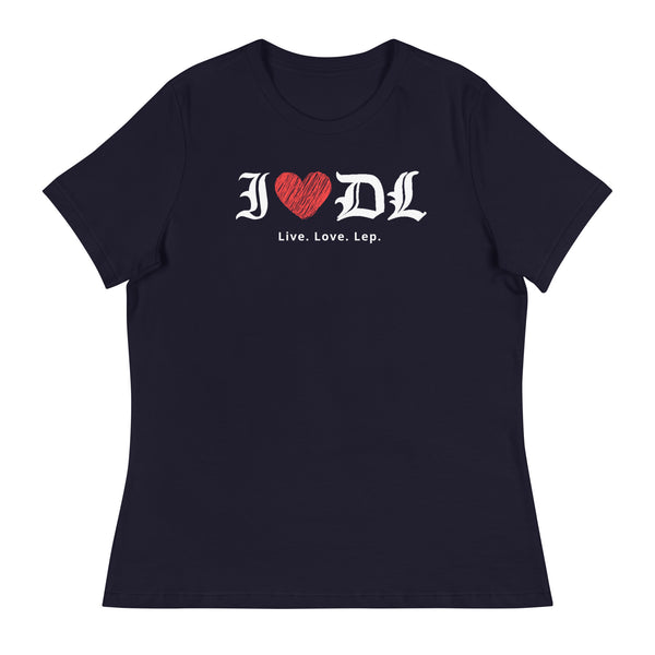 "I Love (Heart) DL" Women's T-Shirt